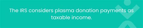 Reporting Plasma Donation Income