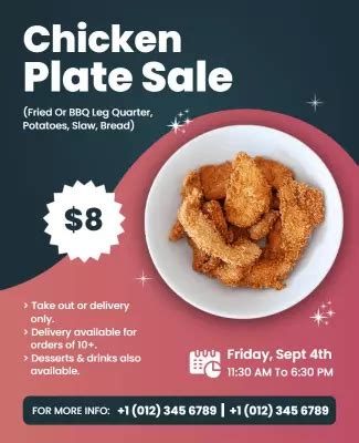 Plate Sale Flyer Template 10