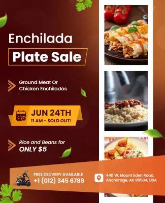 Plate Sale Flyer Template 7