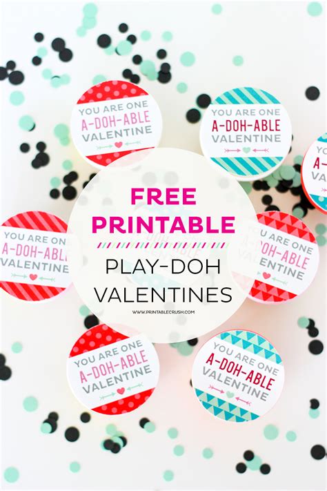 Play Doh Valentine Printable Fun For Kids