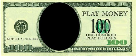 Play Money Template Design 6