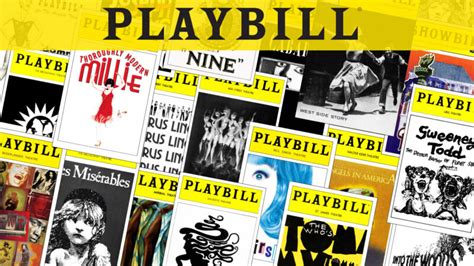 A brief history of playbills