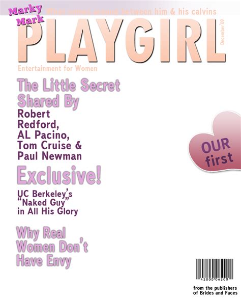 Playboy Magazine Cover Template 9