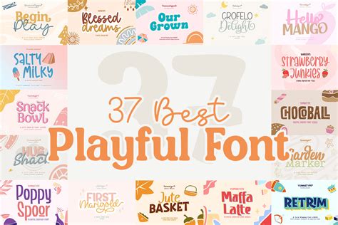 Using playful fonts for a Winnie the Pooh invitation template