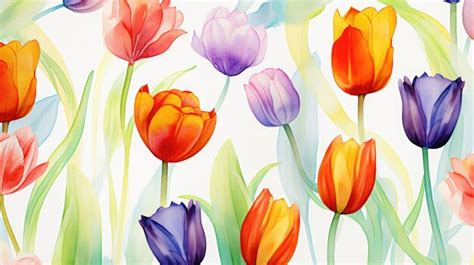 Playful Tulips