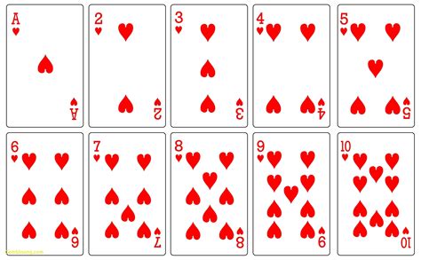 Playing card template 1