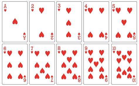 Playing card template 4