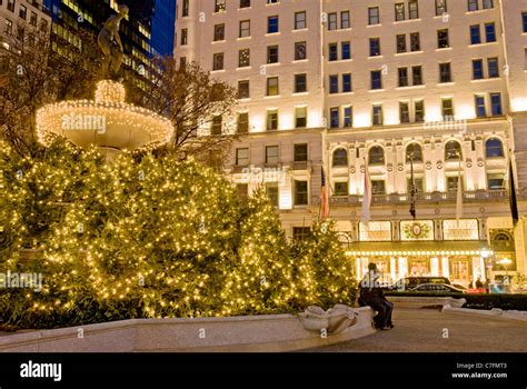 The Plaza Hotel's iconic Christmas tree