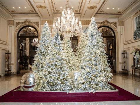 The Plaza Hotel's iconic Christmas tree