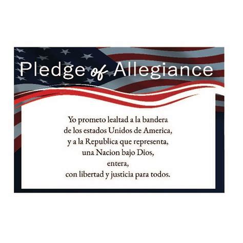 Pledge of Allegiance in Spanish