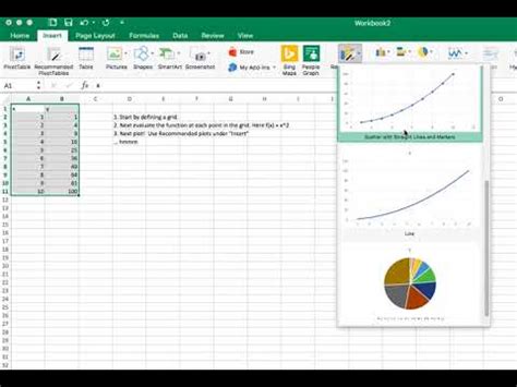 Plotting Functions in Excel