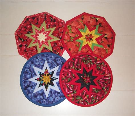 Plum Easy Folded Star Fabric