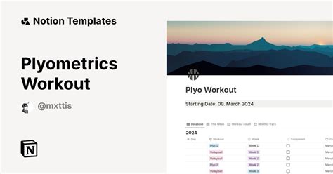 Plyometric Exercise Template