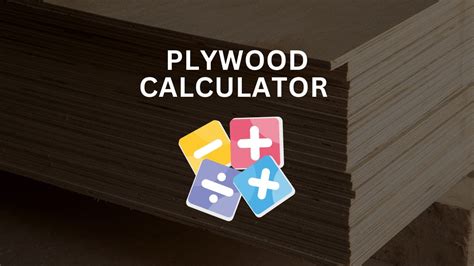 Plywood Calculator