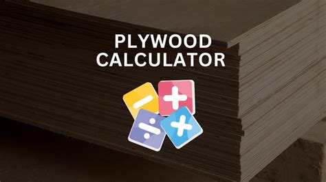 Plywood Calculator Example 9