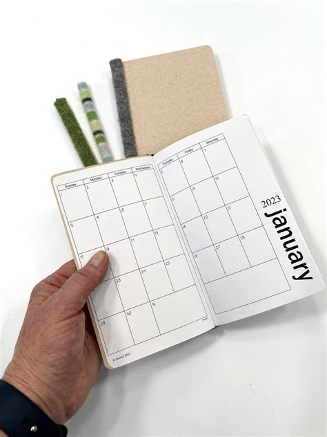 Pocket Calendar Template