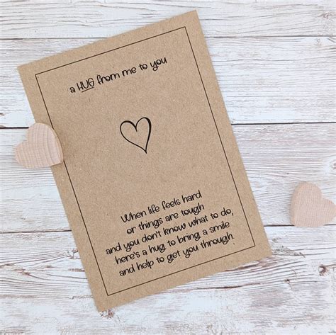 Pocket Hug Card Idea Templates