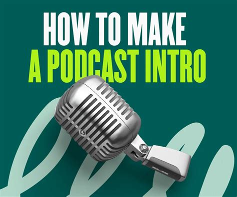 A podcast intro helps to establish the tone, style, and personality of your show