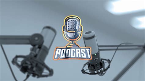 Podcast intro template with a bold and eye-catching design