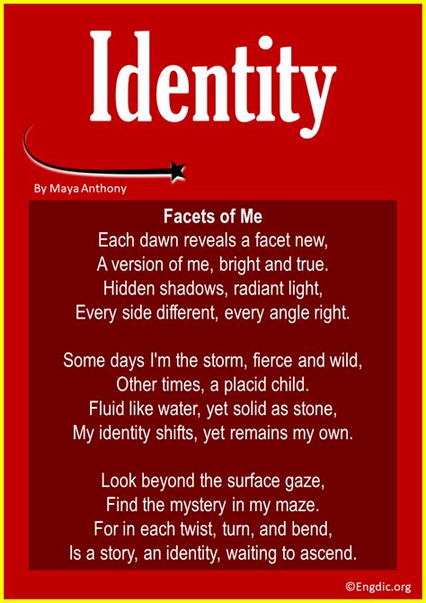 Poetry and identity