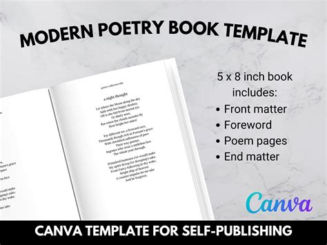 Modern Poetry Book Template