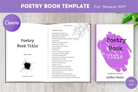 Poetry Book Templates