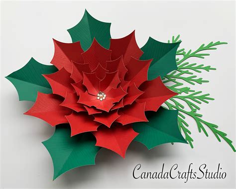 Poinsettia Paper Flower Inspiration