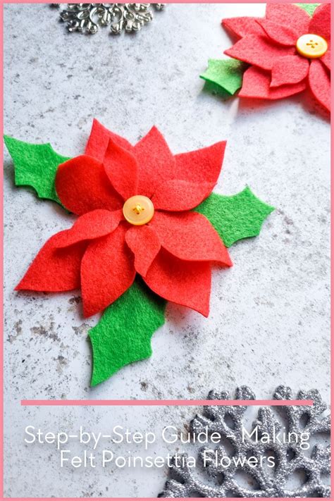 Steps to Create Instant Holiday Crafts Using Poinsettia Petal Templates