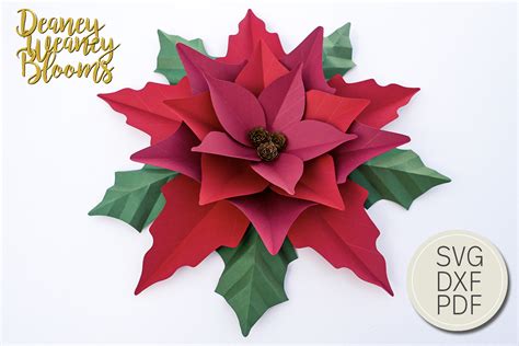 Poinsettia template gallery 1