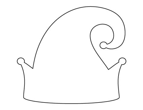 Pointy Elf Hat Template