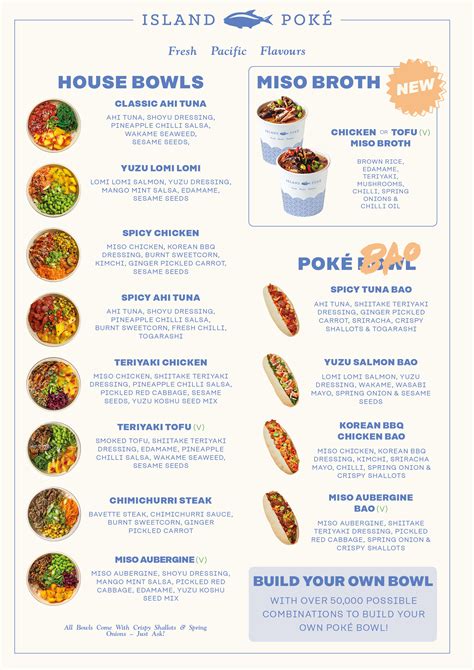 A photo of Poke East Village's menu