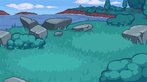 Pokémon castle battle background