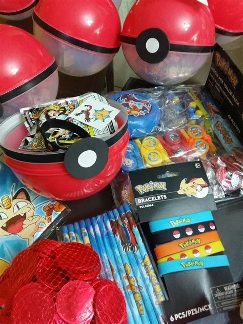 Pokémon Birthday Party Favors