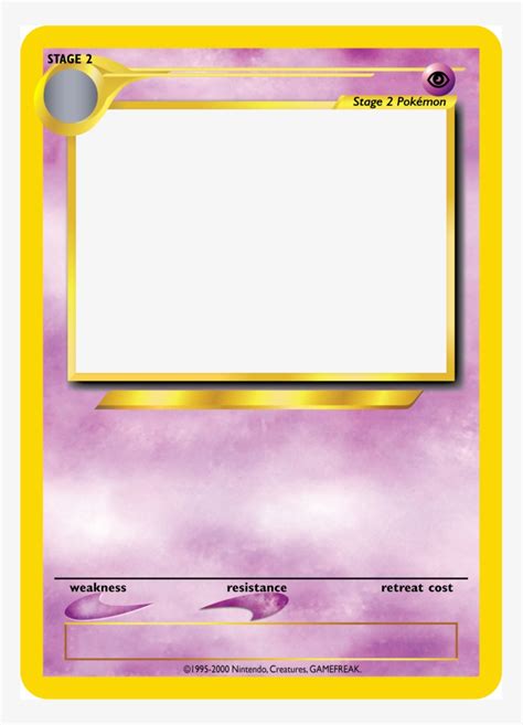 Pokémon card template