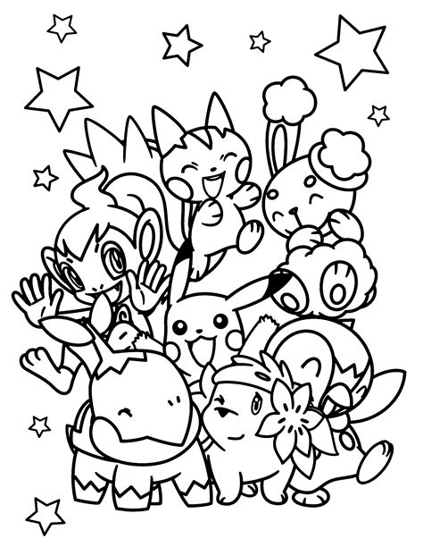 Pokémon Character Coloring Pages