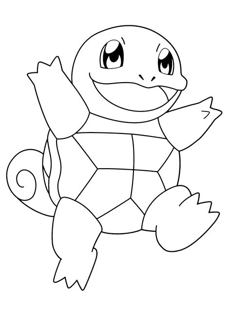 Pokémon Character Coloring Pages for Kids