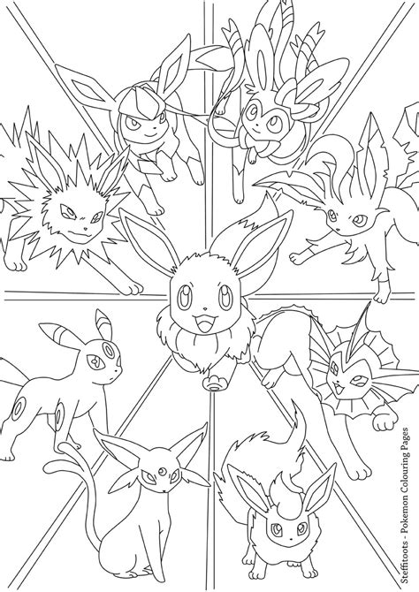 Pokémon coloring pages