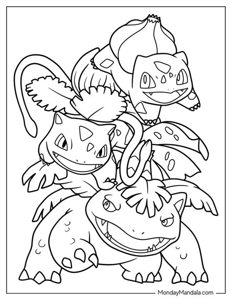 Bulbasaur coloring pages