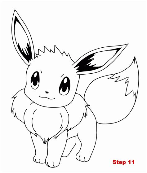 Eevee Coloring Page