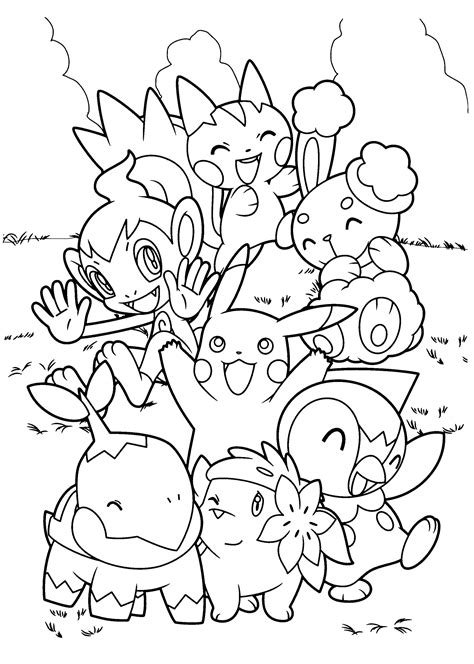 Pokémon coloring pages printable