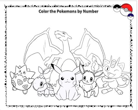 Pokémon coloring pictures