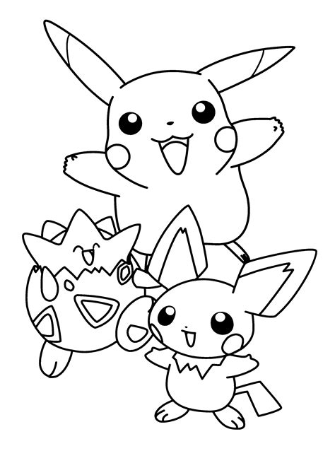 Pokémon Coloring Sheets for Education