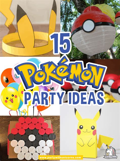 Pokémon Party Invitation Template