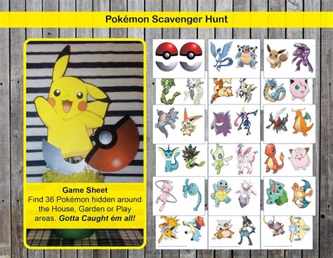 Pokémon scavenger hunt image 4