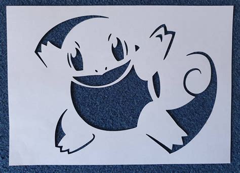 Pokémon Stencil Art Squirtle