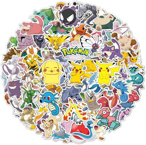 Pokémon sticker creativity