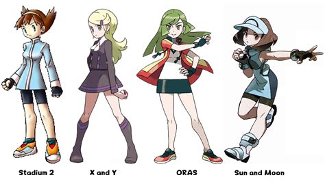 Designing a Pokémon trainer's appearance