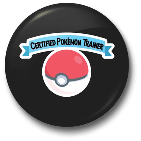 Pokémon Trainer Badge Invitation Template