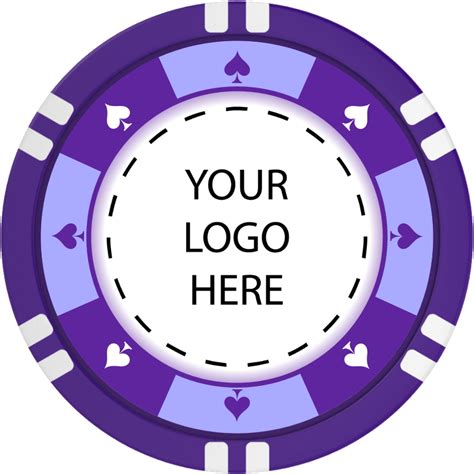 Customizable Poker Chip Sticker Template for Business Branding