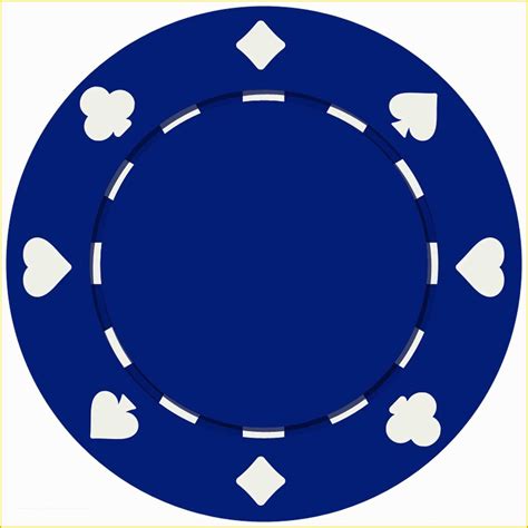 Customizable Poker Chip Sticker Template for Poker Night